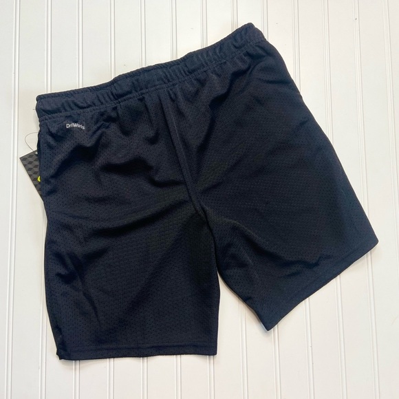 •Athletic Works• black mesh drawstring shorts - Picture 3 of 4